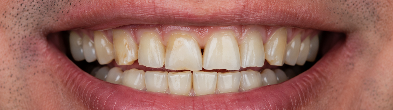Dentadura antes del tratamiento